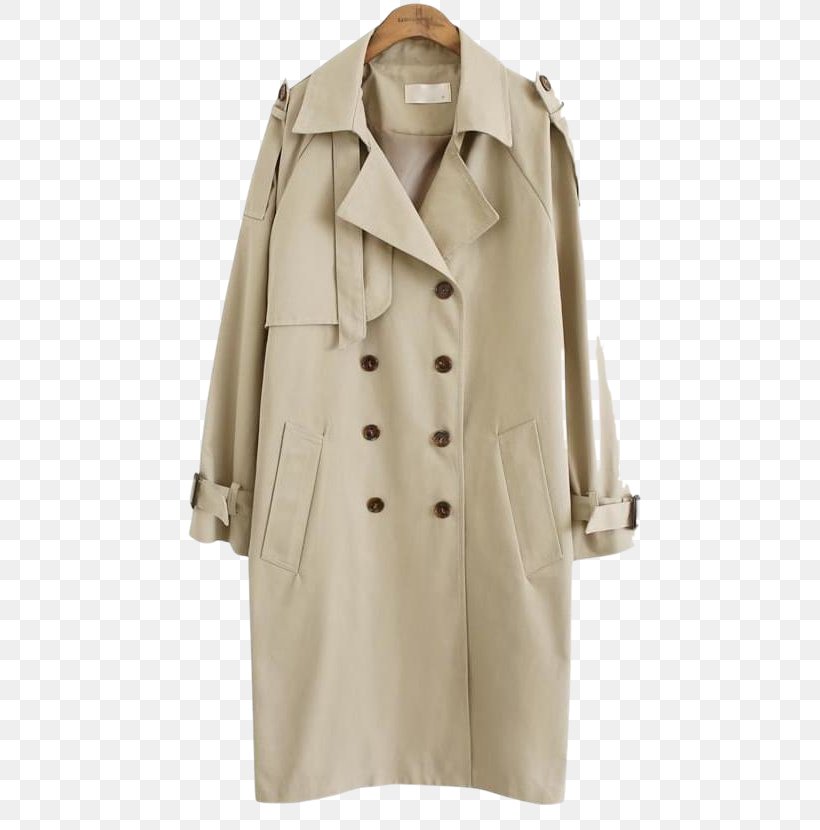 Trench Coat Overcoat Beige, PNG, 486x830px, Trench Coat, Beige, Coat, Overcoat, Sleeve Download Free