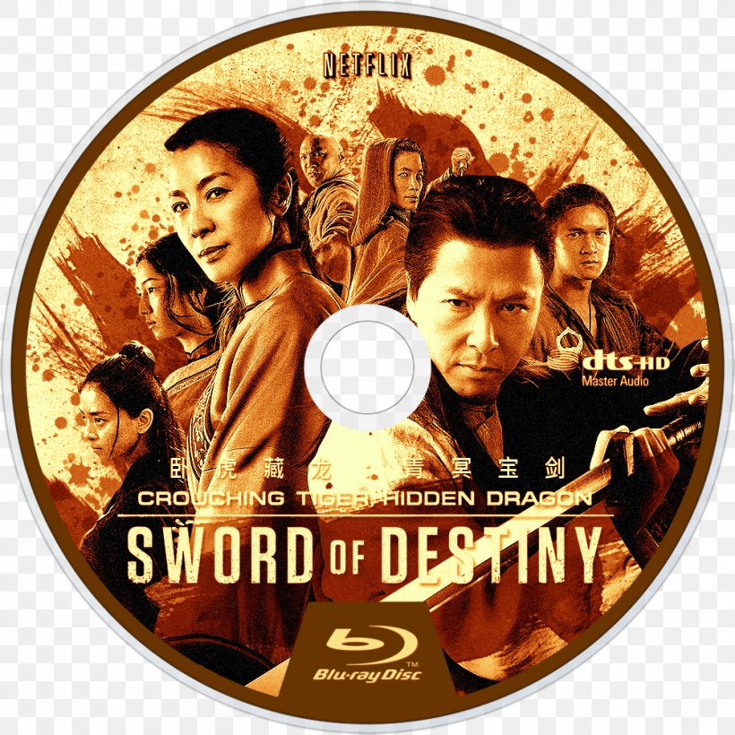 Wang Dulu Crouching Tiger, Hidden Dragon: Sword Of Destiny Blu-ray Disc DVD, PNG, 1000x1000px, Crouching Tiger Hidden Dragon, Bluray Disc, Dvd, Film, Label Download Free