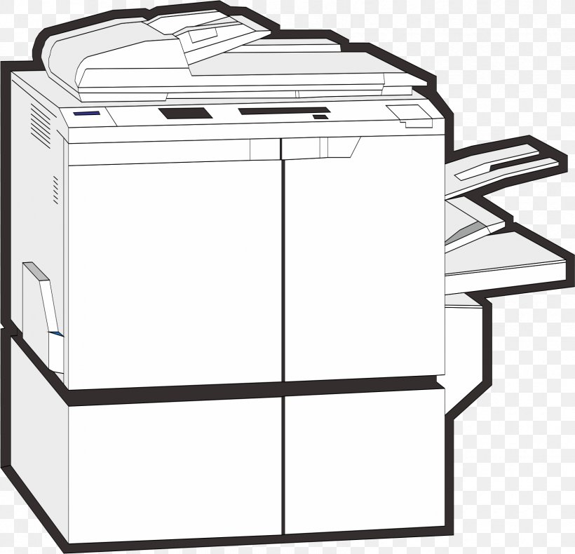 Printer Photocopier, PNG, 1675x1614px, 3d Printing, Printer, Area, Black And White, Cartoon Download Free