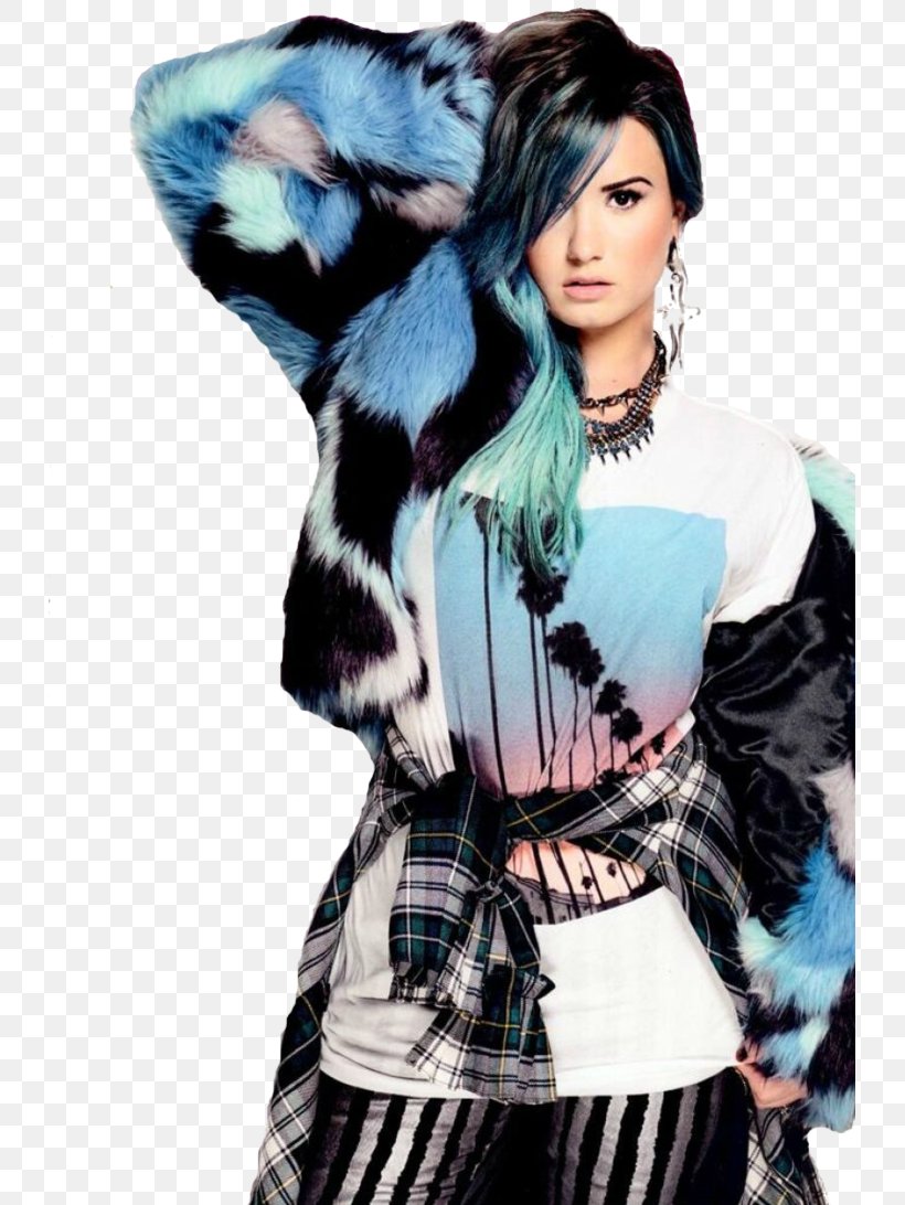 Demi Lovato Magazine Nylon The X Factor (U.S.) Celebrity, PNG, 731x1092px, Watercolor, Cartoon, Flower, Frame, Heart Download Free