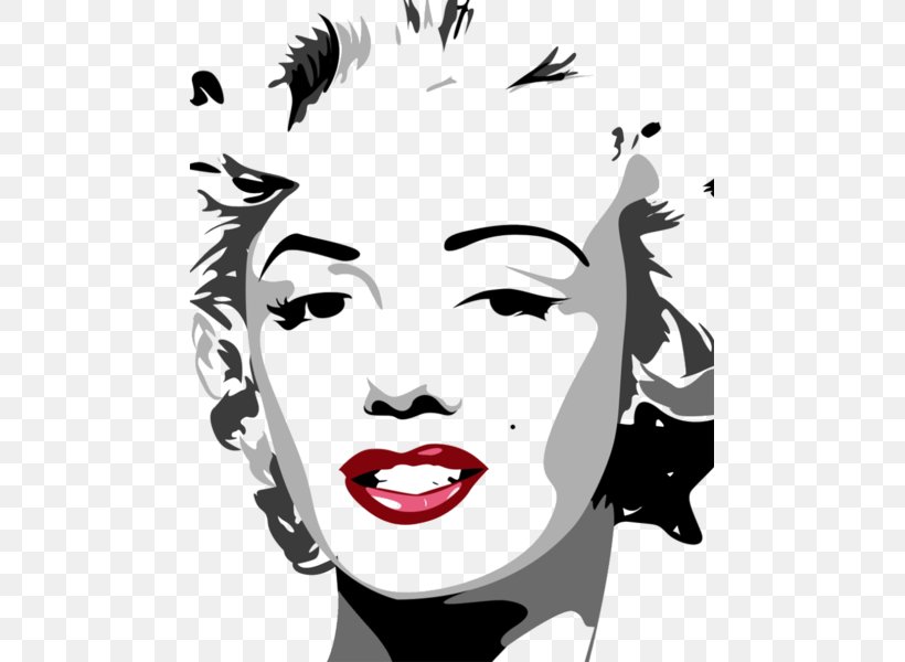 Marilyn Monroe Vector Graphics Art Portrait Drawing, PNG, 475x600px, Marilyn Monroe, Andy Warhol, Art, Black Hair, Blackandwhite Download Free