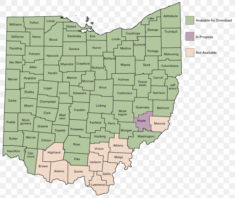 Ohio Water Resources Ecoregion Map Land Lot, PNG, 864x730px, Ohio, Area, Ecoregion, Elevation, Land Lot Download Free