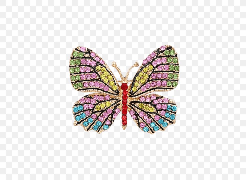 Brooch Earring Imitation Gemstones & Rhinestones Jewellery Brilliant, PNG, 600x600px, Brooch, Anklet, Brilliant, Brush Footed Butterfly, Butterfly Download Free