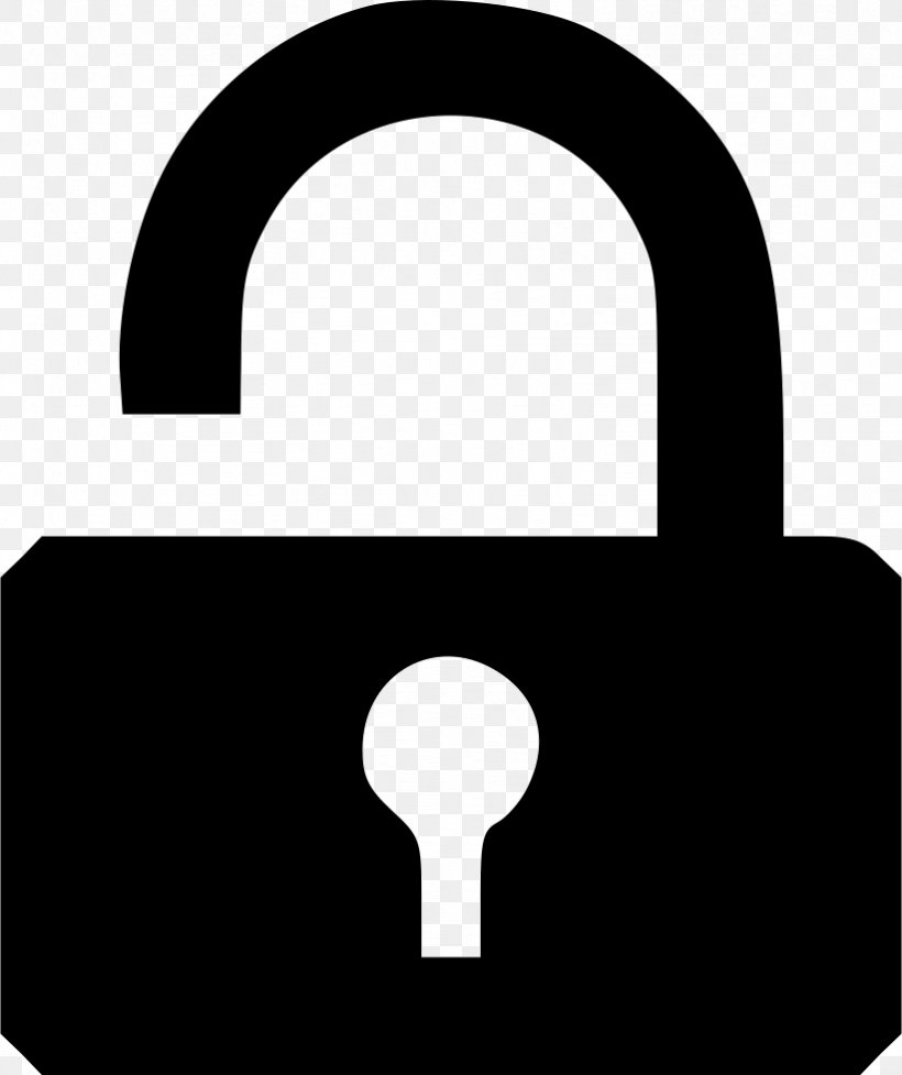 Product Design Font Padlock Line, PNG, 822x980px, Padlock, Black And White, Silhouette, Symbol Download Free