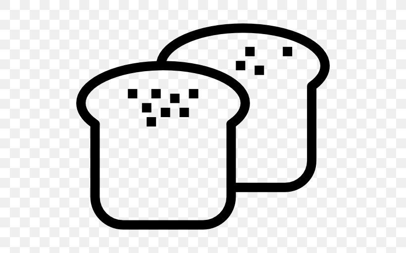 Toast Breakfast Bread, PNG, 512x512px, Toast, Black, Black And White, Bread, Breakfast Download Free