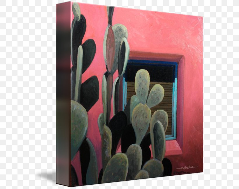 Modern Art Cactaceae Gallery Wrap Canvas, PNG, 589x650px, Modern Art, Adobe Systems, Art, Cactaceae, Cactus Download Free