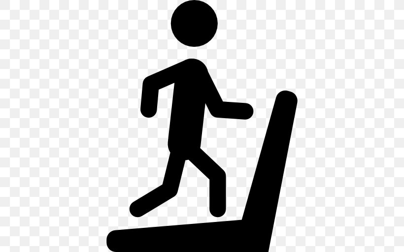 Treadmill Exercise Clip Art, PNG, 512x512px, Treadmill, Area, Black And White, Exercise, Finger Download Free