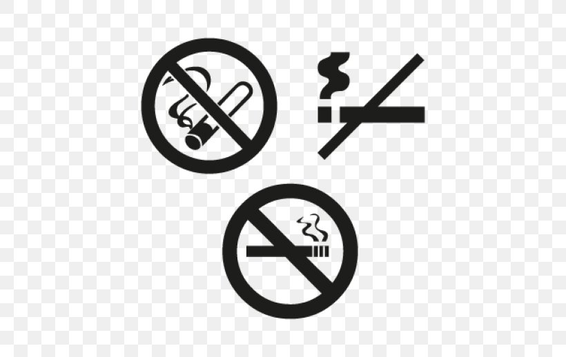Smoking Ban Cigarette T-shirt, PNG, 518x518px, Smoking Ban, Area, Ban, Black And White, Body Jewelry Download Free