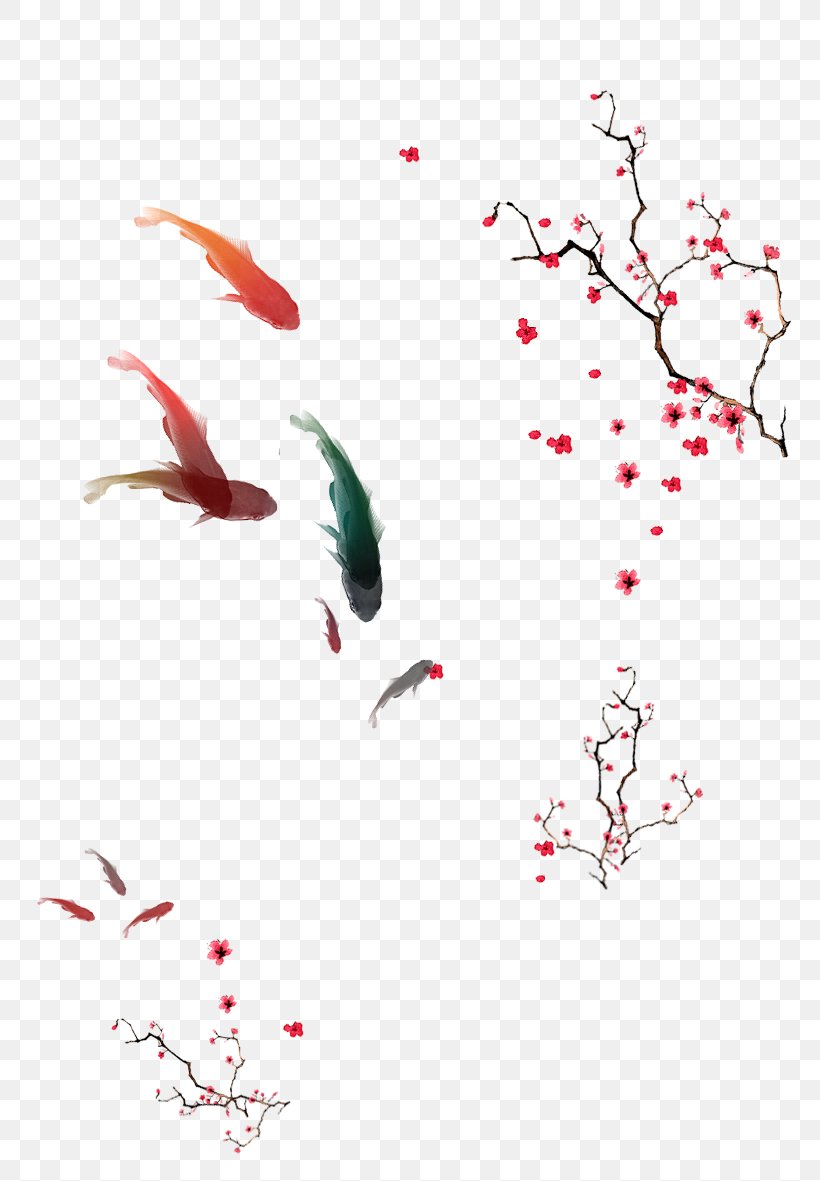 Download Plum Blossom, PNG, 768x1181px, Plum Blossom, Advertising, Area, Beak, Bird Download Free