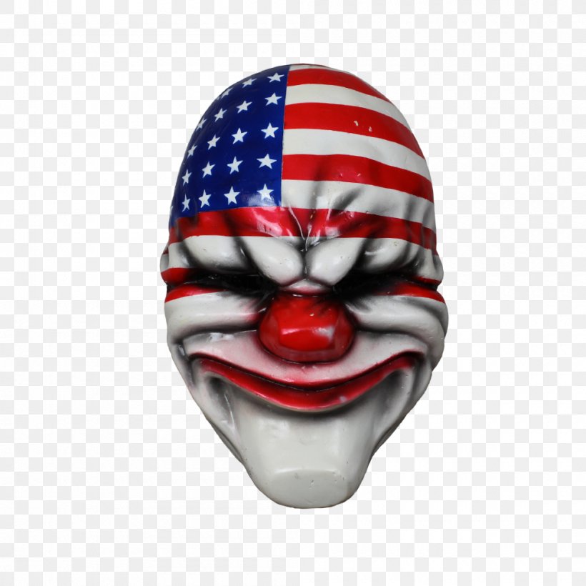 Payday 2 Payday: The Heist Mask Video Game, PNG, 1000x1000px, Payday 2, Batman Arkham Origins, Character, Clown, Cosplay Download Free