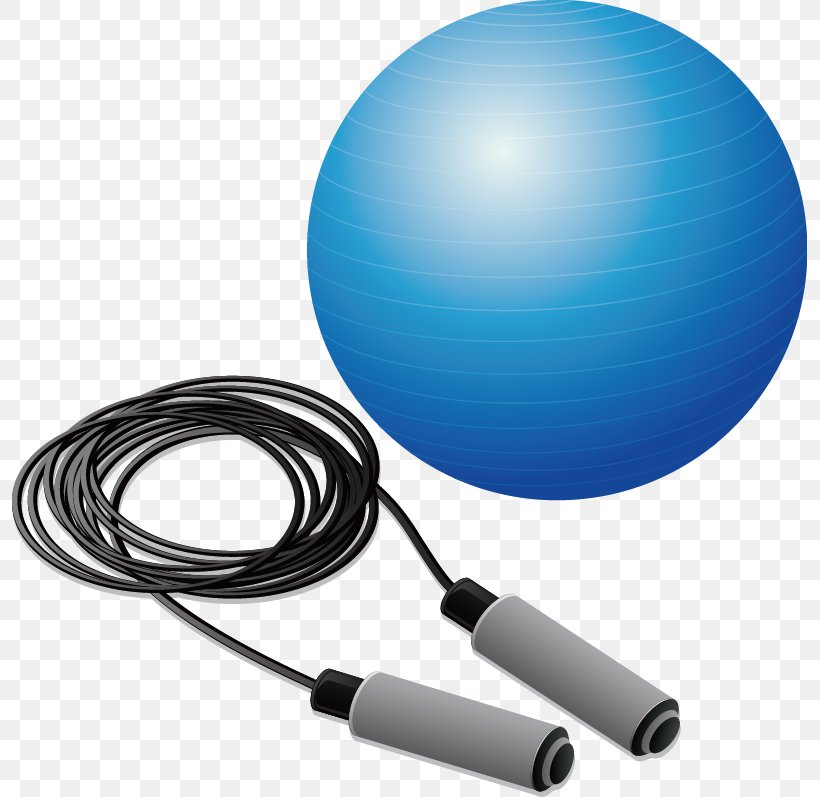 Royalty-free Skipping Rope Sport Clip Art, PNG, 795x797px, Royaltyfree, Blue, Electronics Accessory, Fitness Centre, Jumping Download Free