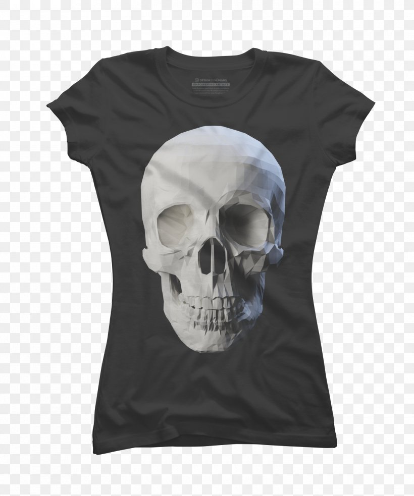 T-shirt Skull Sleeve, PNG, 1500x1800px, Tshirt, Bone, Jaw, Neck, Skull Download Free