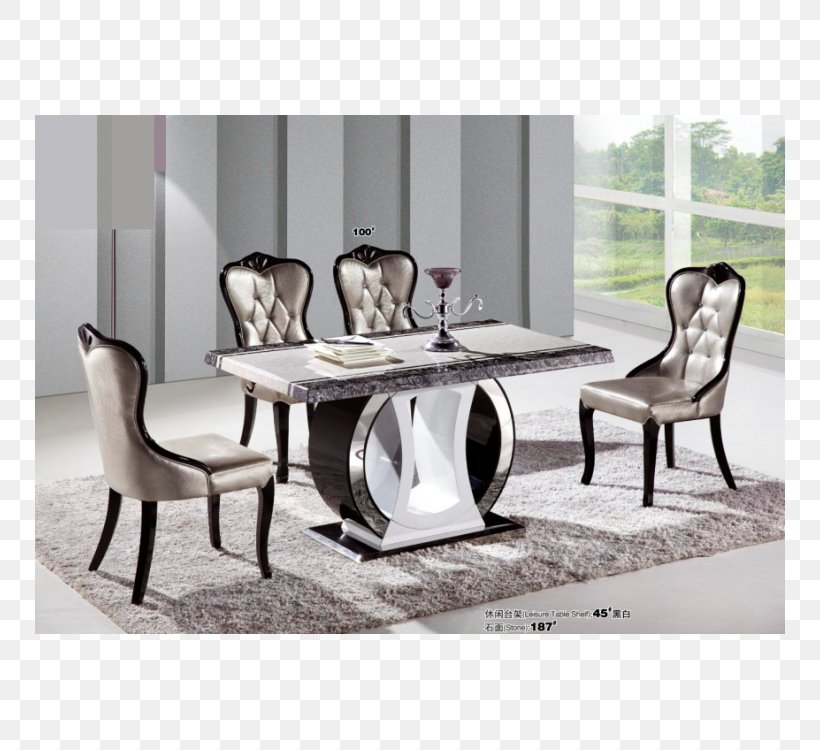 Table Dining Room Matbord Marble Furniture, PNG, 750x750px, Table, Bicast Leather, Chair, Coffee Table, Dining Room Download Free