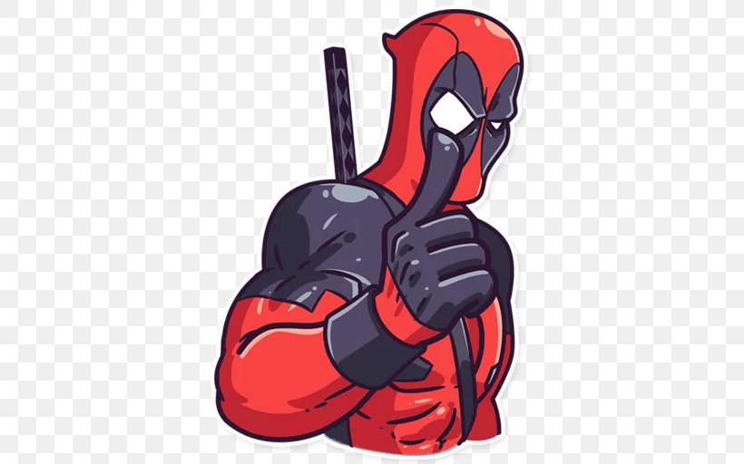 Deadpool Marvel: Contest Of Champions Telegram Sticker YouTube, PNG, 512x512px, Deadpool, Comics, Fictional Character, Lacrosse Protective Gear, Marvel Comics Download Free