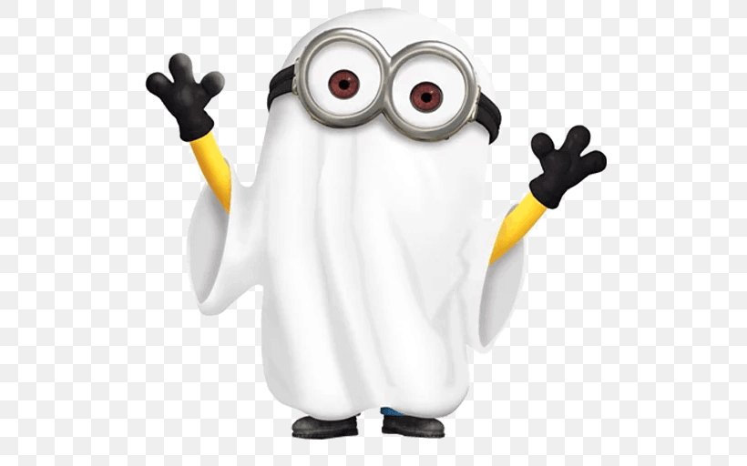 Minions Halloween Ghost Haunted House Humour, PNG, 512x512px, Minions, Beak, Bird, Despicable Me, Despicable Me 2 Download Free
