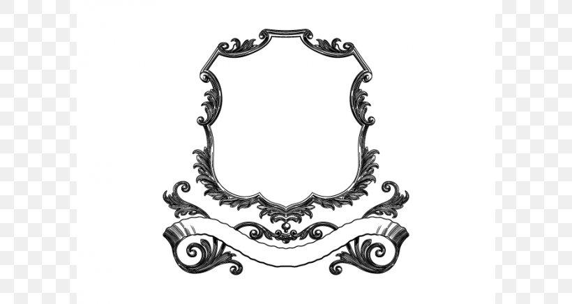 Picture Frames Web Banner Retro Style Clip Art, PNG, 600x436px, Picture Frames, Black And White, Body Jewelry, Drawing, Jewellery Download Free