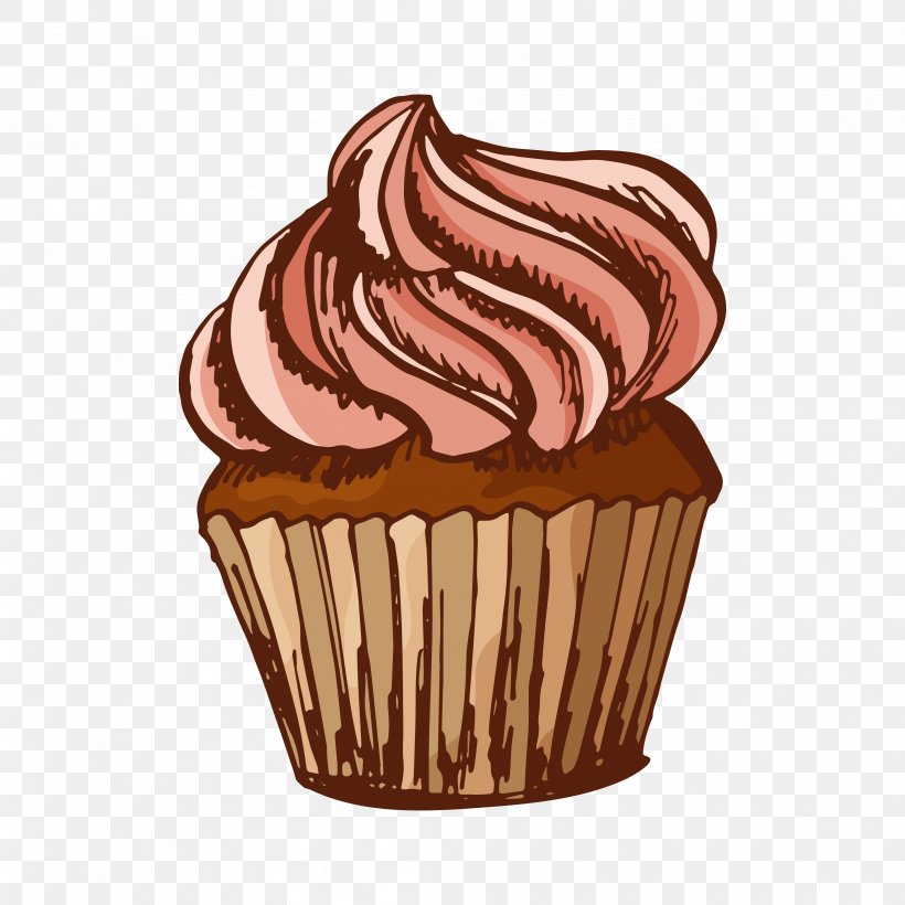 Birthday Cake Drawing, PNG, 4167x4167px, Cupcake, Bake Sale, Baked Goods, Baking Cup, Birthday Download Free
