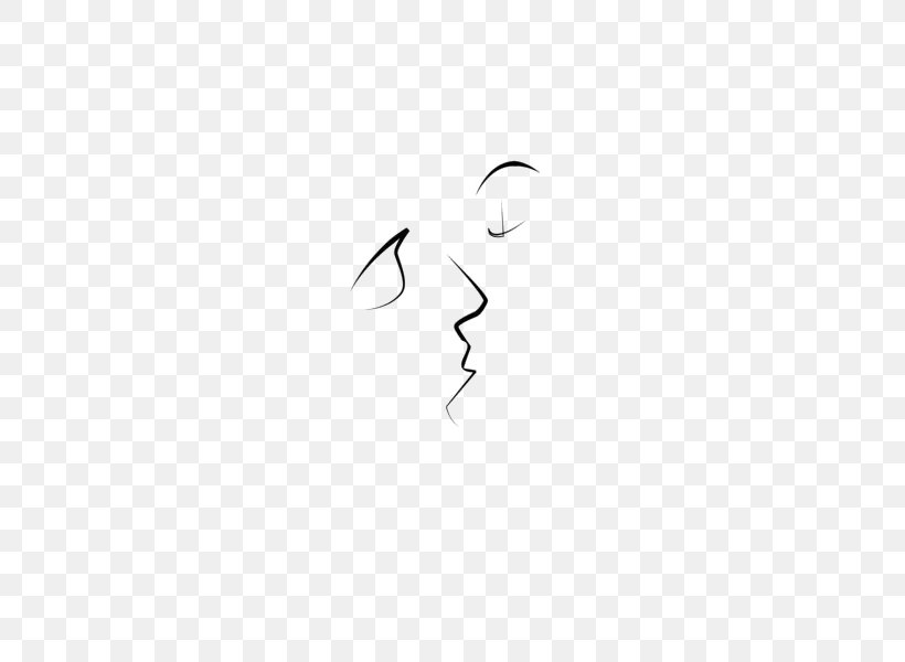 Kiss Drawing Icon, PNG, 424x600px, Kiss, Area, Black And White, Cartoon, Drawing Download Free