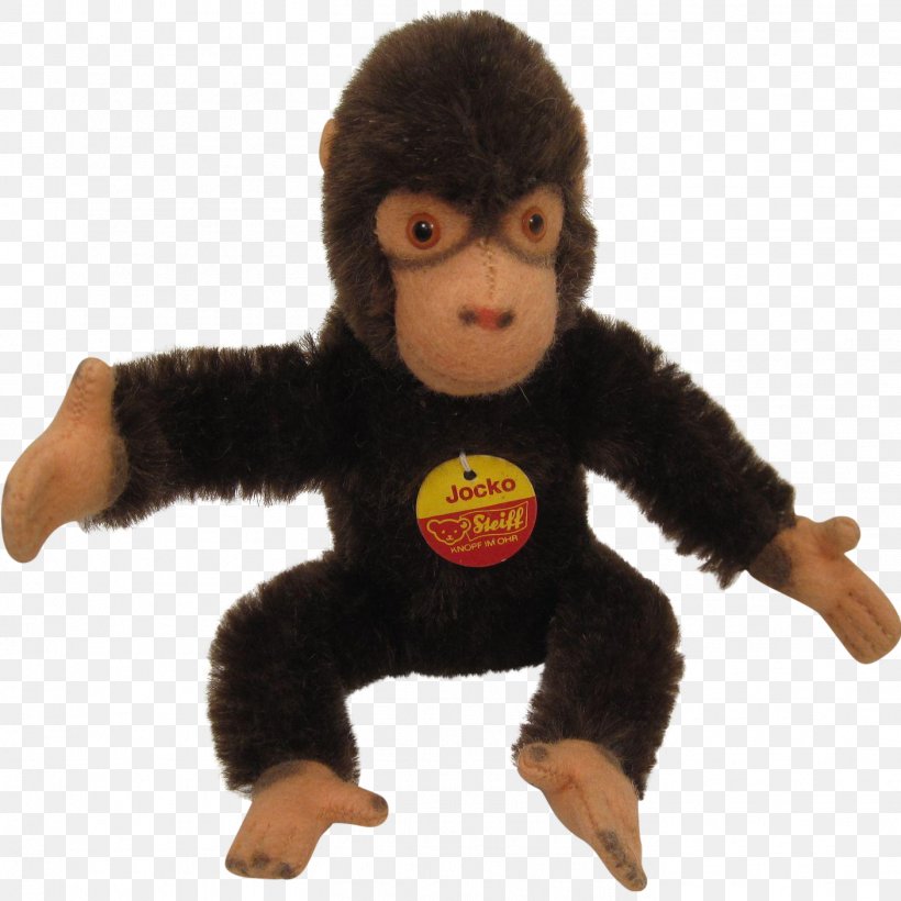Primate Vertebrate Stuffed Animals & Cuddly Toys Plush, PNG, 1406x1406px, Primate, Animal, Mammal, Monkey, Plush Download Free