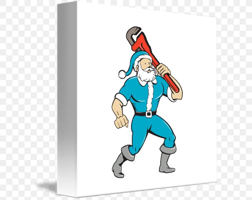 Spanners Santa Claus Plumber Wrench Clip Art, PNG, 606x650px, Spanners, Alamy, Area, Christmas, Fictional Character Download Free
