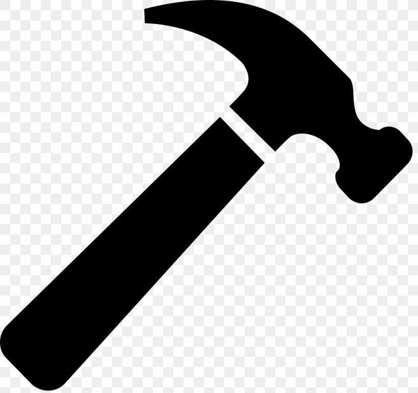 Claw Hammer Clip Art, PNG, 1200x1129px, Hammer, Black And White, Claw Hammer, Framing Hammer, Pickaxe Download Free