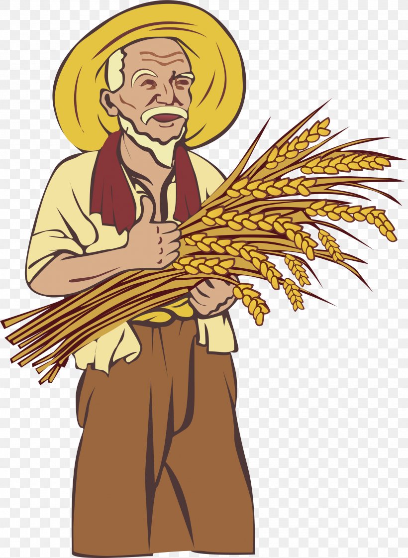 Farmer Vector Element, PNG, 2582x3530px, China, Agriculture, Art
