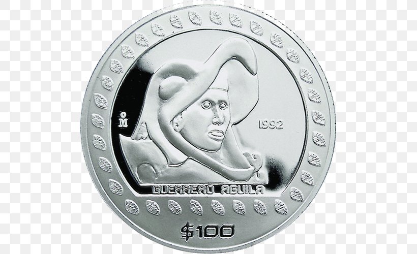 Silver Coin Aztec Empire Silver Coin Bank Of Mexico, PNG, 503x500px, Coin, Aztec, Aztec Empire, Banco Azteca, Bank Of Mexico Download Free