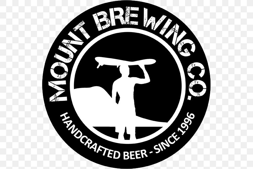 Logo Mount Brewing Co Brewery Brand Emblem Organization, PNG, 547x547px, Logo, Area, Badge, Black, Black And White Download Free