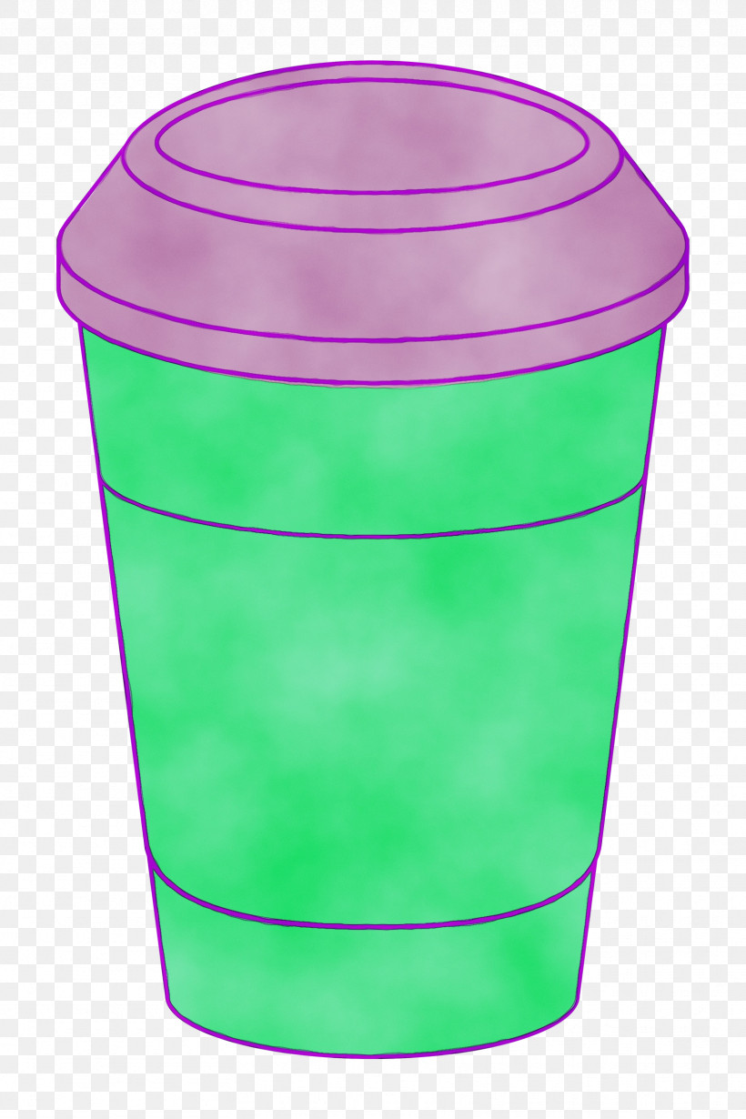 Plastic Cylinder Flowerpot Green Cup, PNG, 1666x2500px, Watercolor, Cup, Cylinder, Flowerpot, Geometry Download Free