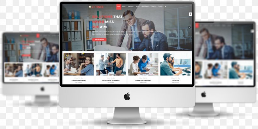 Responsive Web Design Computer Software Joomla Web Template, PNG, 1129x567px, Responsive Web Design, Brand, Business, Communication, Computer Monitor Download Free