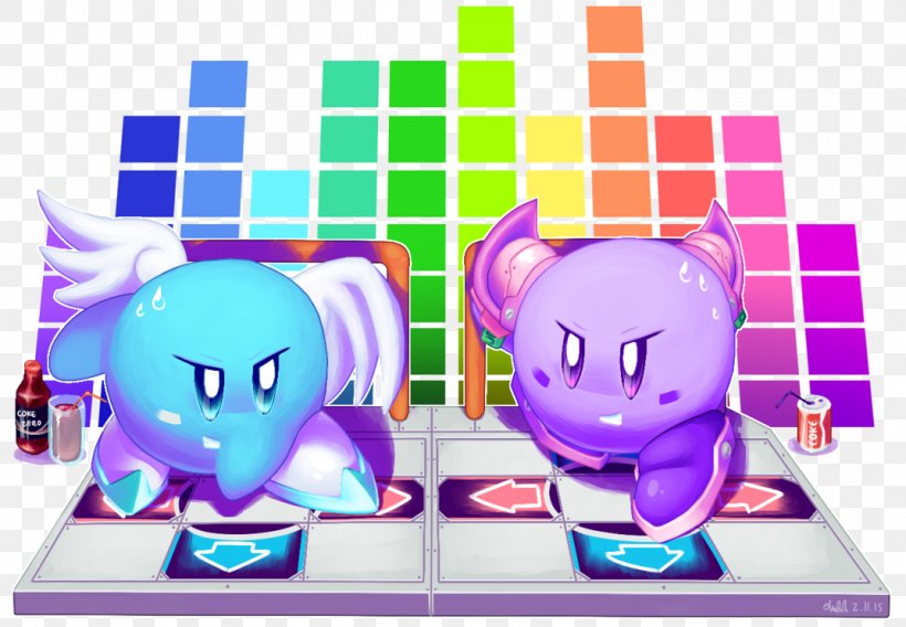 Dance Dance Revolution A Kirby Clip Art, PNG, 1074x744px, Dance Dance Revolution A, Art, Artist, Cartoon, Comics Download Free