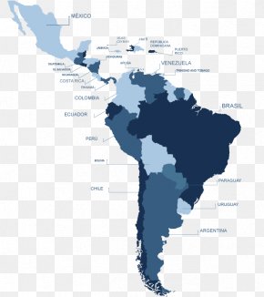 United States - Latin America South America United States Caribbean Map PNG