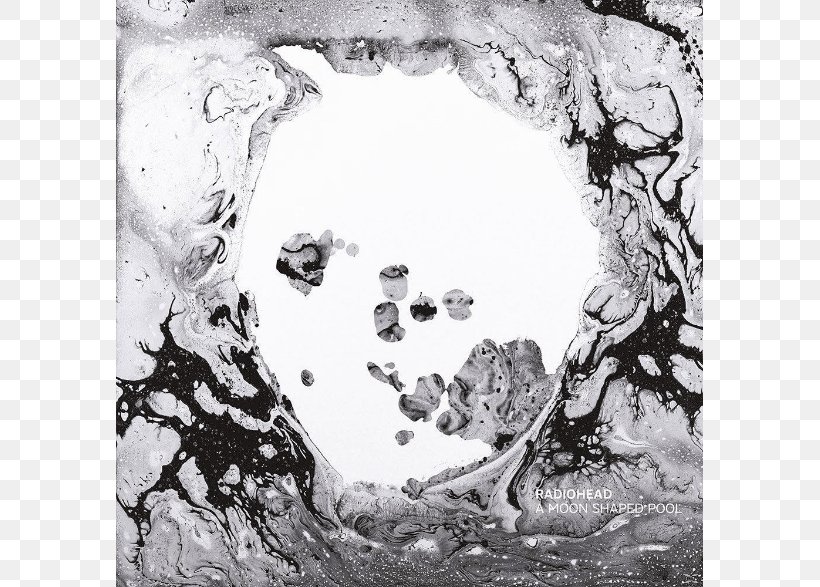 A Moon Shaped Pool Radiohead LP Record XL Recordings Album, PNG, 786x587px, Moon Shaped Pool, Album, Artwork, Atoms For Peace, Black And White Download Free