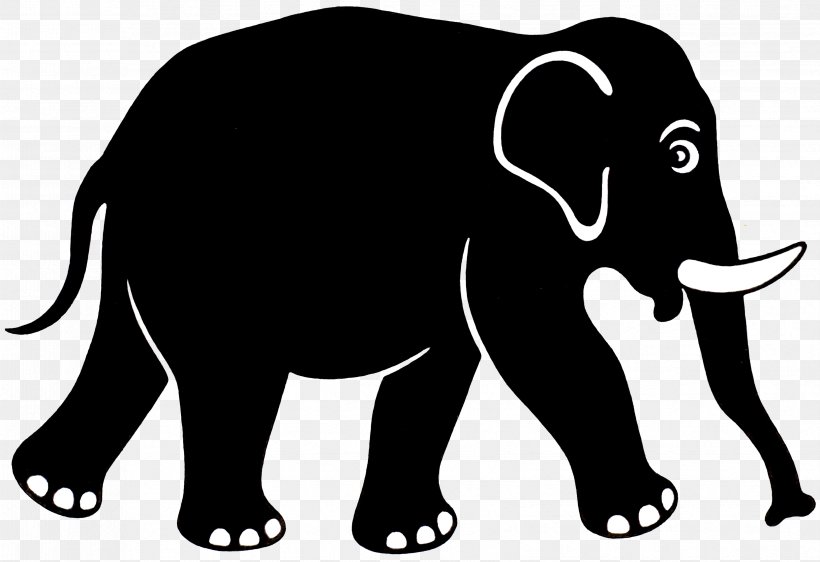 African Elephant Borneo Elephant White Elephant Clip Art, PNG, 3307x2269px, African Elephant, Asian Elephant, Black, Black And White, Borneo Elephant Download Free