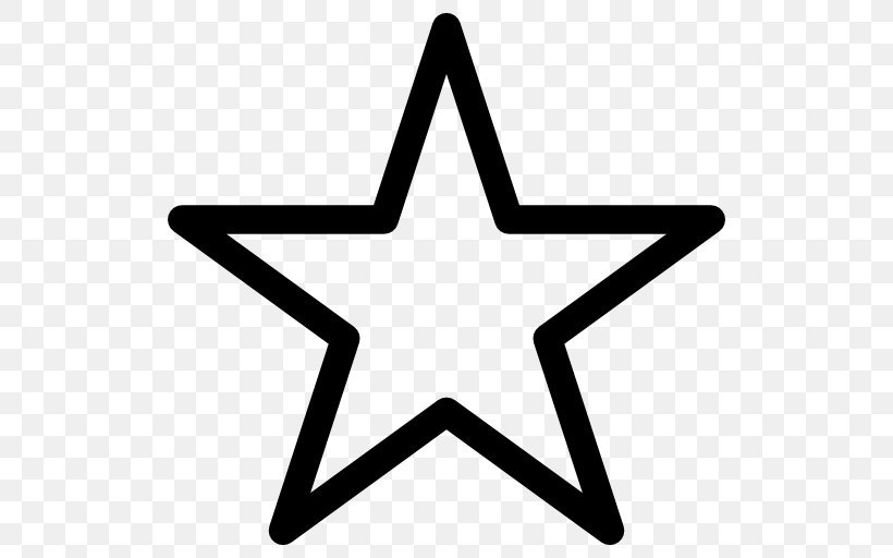 Clip Art, PNG, 512x512px, Star, Area, Black And White, Filename Extension, Icon Design Download Free