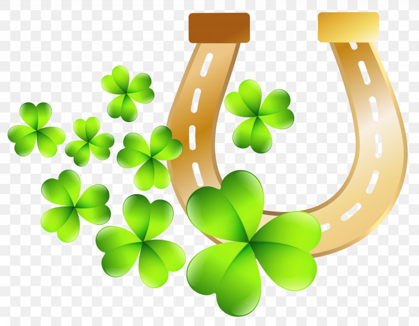Ireland St. Patrick's Day Shamrocks Saint Patrick's Day Horseshoe Clip Art, PNG, 4000x3113px, Ireland, Fourleaf Clover, Grass, Horseshoe, Luck Download Free