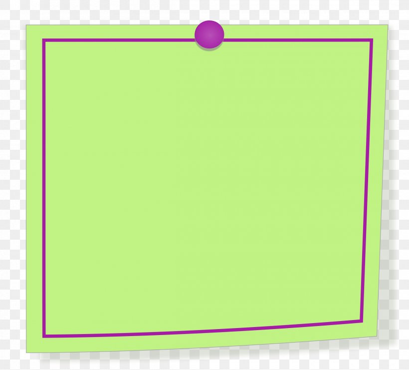 Paper Post-it Note Square Yellow Green, PNG, 2400x2170px, Paper, Area, Border, Grass, Green Download Free