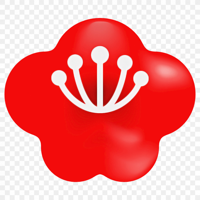 Plum Blossoms Plum Winter Flower, PNG, 1200x1200px, Plum Blossoms, Heart, Logo, Plum, Red Download Free