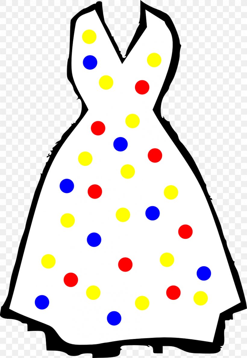 Polka Dot The Dress Clip Art, PNG, 884x1280px, Polka Dot, Artwork, Baby Toddler Clothing, Clothing, Dance Dress Download Free