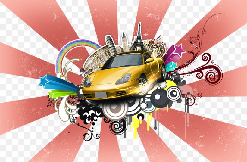 Sports Car Porsche Poster Advertising, PNG, 840x552px, Car, Advertising, Art, Machine, Porsche Download Free
