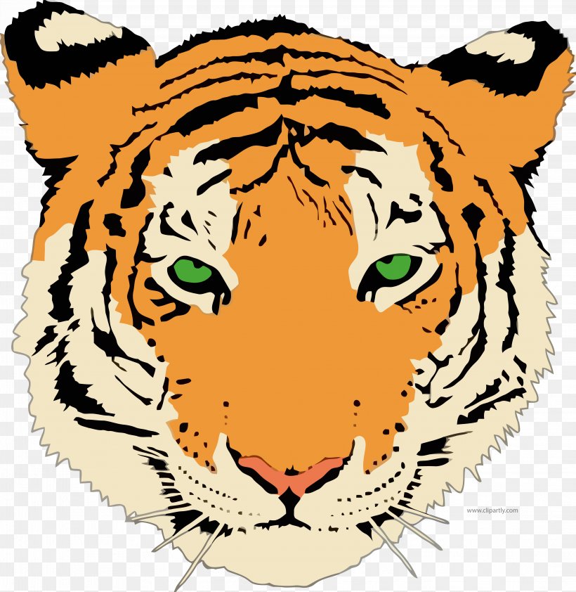 Bengal Tiger Clip Art Vector Graphics Cat Image, PNG, 4351x4468px, Bengal Tiger, Artwork, Big Cats, Carnivoran, Cat Download Free