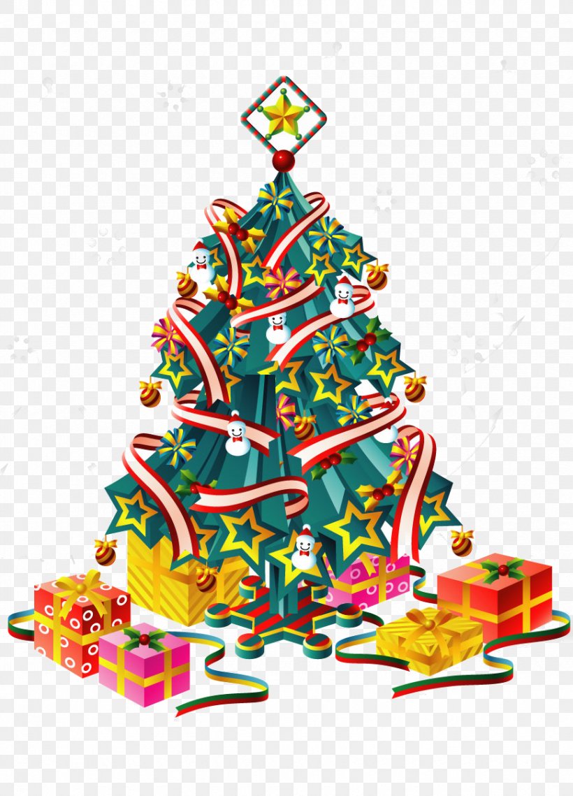 Christmas Tree Clip Art, PNG, 870x1209px, Christmas, Art, Christmas Decoration, Christmas Ornament, Christmas Tree Download Free