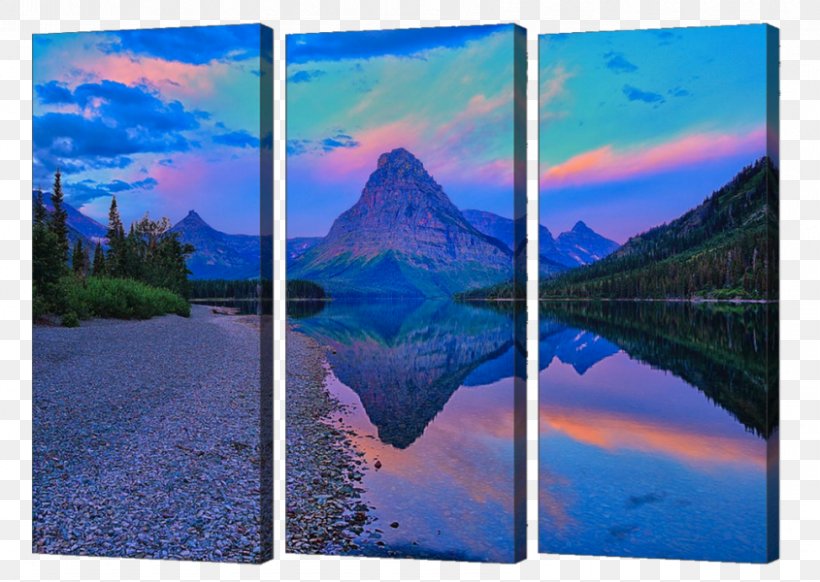 Painting Triptych Two Medicine Lake Art, PNG, 845x600px, Painting, Art, Art Museum, Fine Art, Fineart Photography Download Free