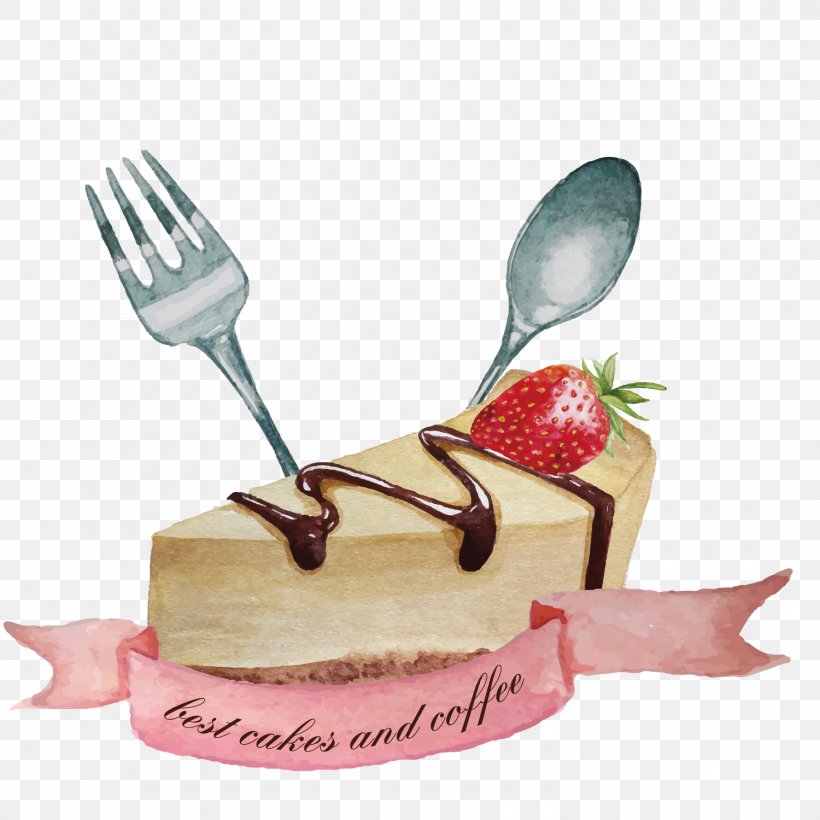 Bakery Watercolor Painting Spoon Cake, PNG, 1500x1500px, Bakery, Cake, Cutlery, Dessert, Drawing Download Free