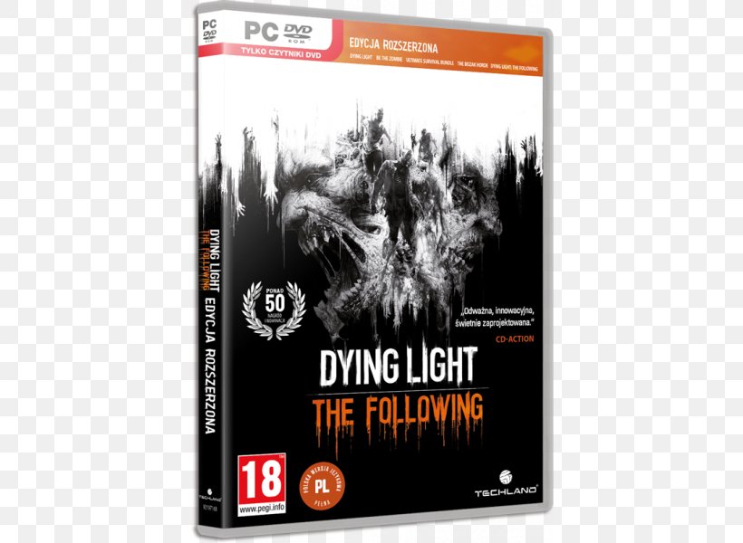 Dying Light: The Following Video Games Steam PlayStation 4, PNG, 600x600px, Dying Light, Brand, Downloadable Content, Dvd, Dying Light The Following Download Free