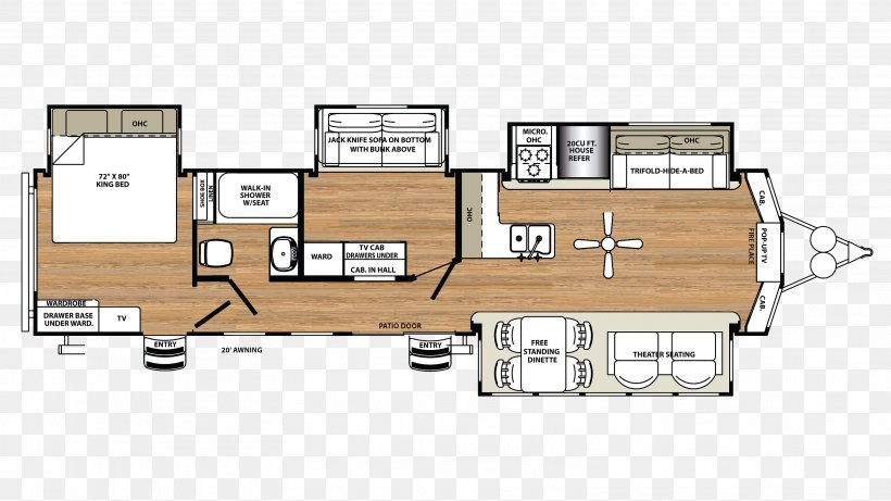Floor Plan Campervans Caravan House Plan, PNG, 3138x1765px, Floor Plan, Area, Bedroom, Building, Campervans Download Free
