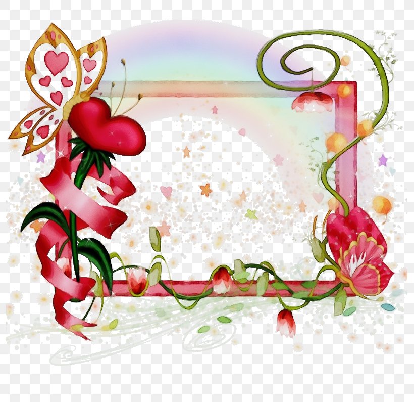 Valentines Day Frame, PNG, 795x795px, Watercolor, Floral Design, Flower, Flower Bouquet, Greeting Download Free