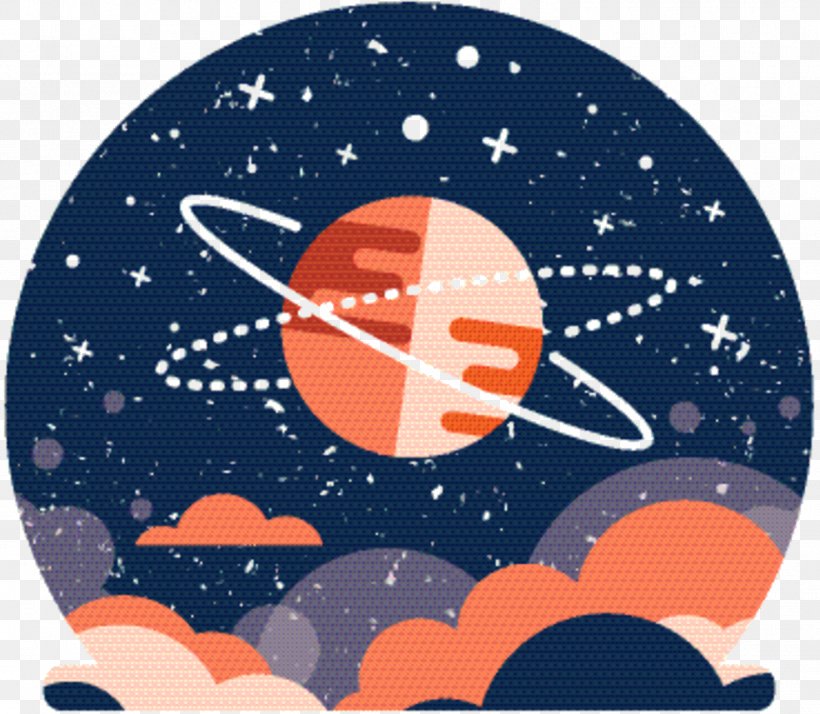 Cartoon Planet, PNG, 1475x1285px, Sky, Astronomical Object, Meter, Orange, Outer Space Download Free