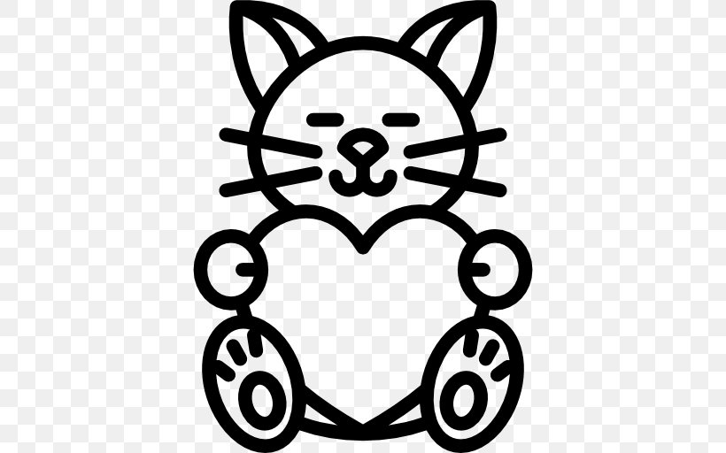 Cat Clip Art, PNG, 512x512px, Cat, Black, Black And White, Body Jewelry, Carnivoran Download Free