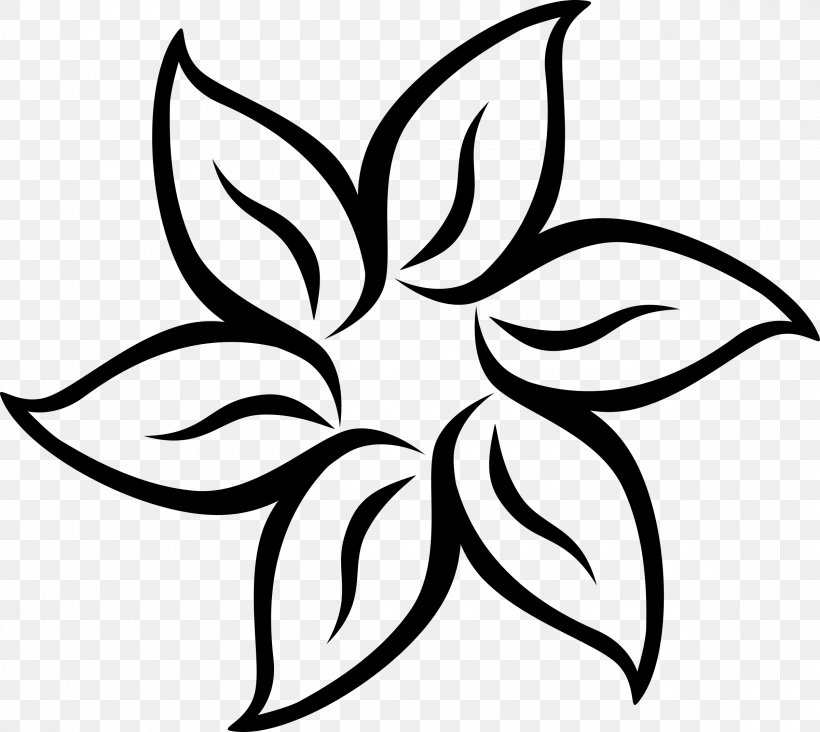 Flower Clip Art, PNG, 2400x2145px, Flower, Artwork, Black, Black And White, Drawing Download Free